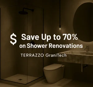 TERRAZZO GraniTech Saves Up To 70% on Shower Renovations.